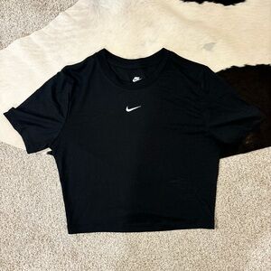 Nike Women's Black Crop Top